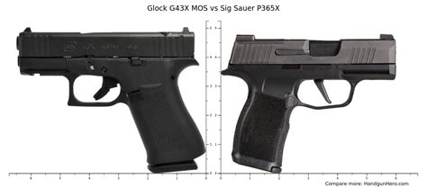 Sig Sauer P365 and P365XL Comparison